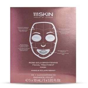 NEW 111Skin Rose Gold Brightening Facial Treatment Mask (lot of 5- $135 retail)